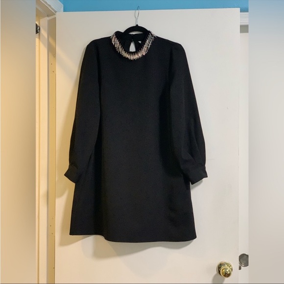 Zara beaded collar mini dress size L - Picture 15 of 16